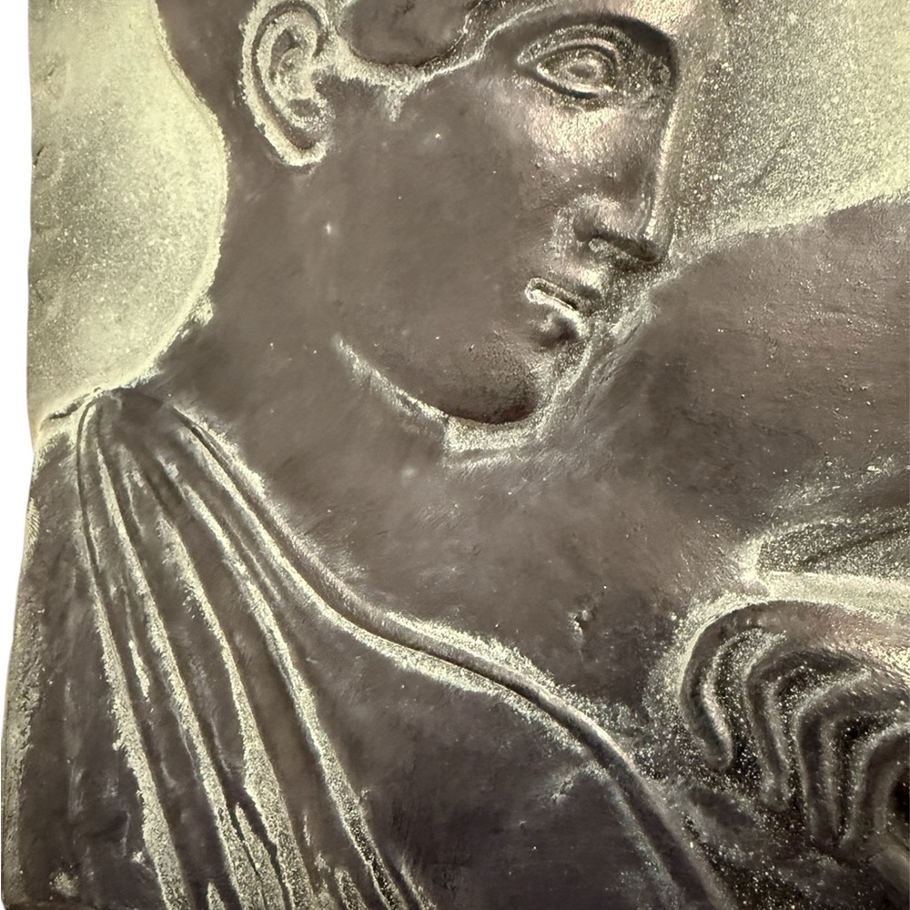 Vintage Greek Relief Plaque Hippodamia (Deidameia) Temple of Zeus Olympia Art - Picture 4 of 11